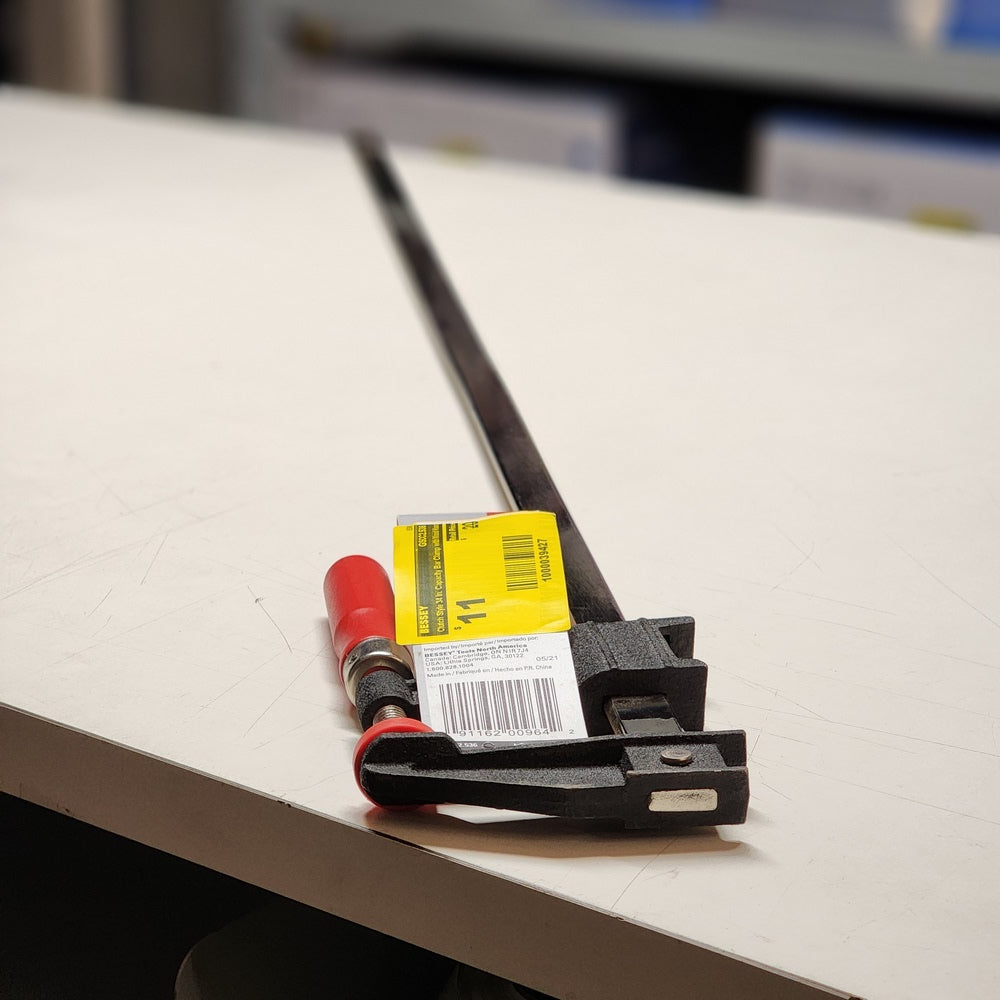 Clutch Style 34 in. Capacity Bar Clamp with Wood Handle and 2-1/2 in. Throat Depth (GSCC2.536) Clutch Style 34 in. Capacity Bar Clamp with Wood Handle and 2-1/2 in. Throat Depth (GSCC2.536)